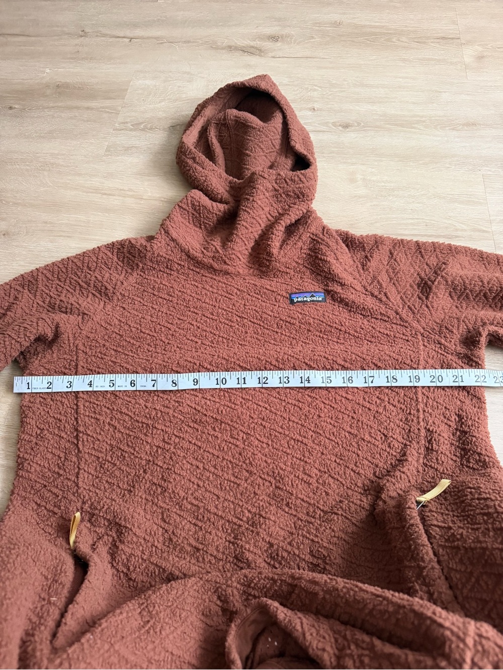 Patagonia Womens Diamond Capra Hoody Brown SZ L - Picture 7 of 10